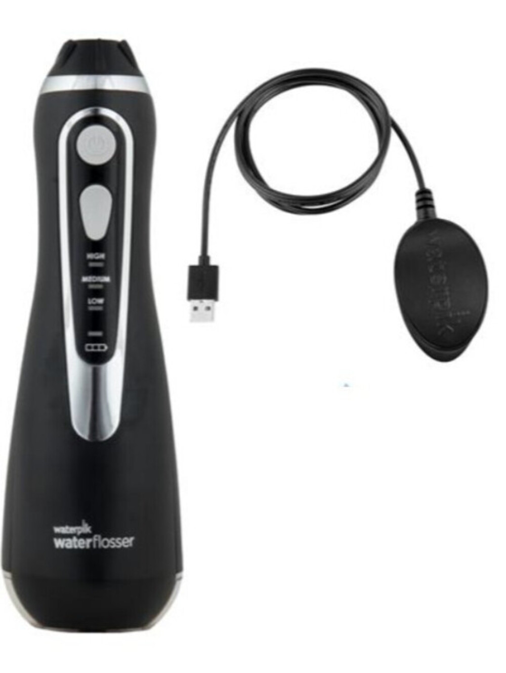 Used Few Times- Waterpik Cordless Advanced Water Flosser Black (no box & tips)